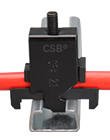 Single layer cable clamp