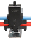 Double layer cable clamp