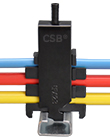 Three layer cable clamp