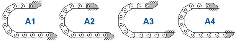 Universal cable chains mounting bracket installation optional
