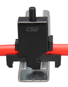 Single layer cable clamp