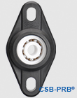 Plastic spherical ball bearing