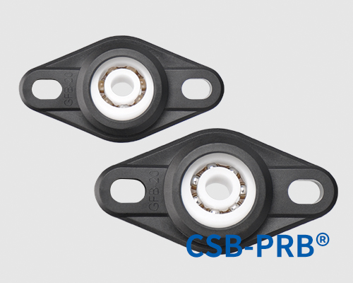 Plastic spherical ball bearing