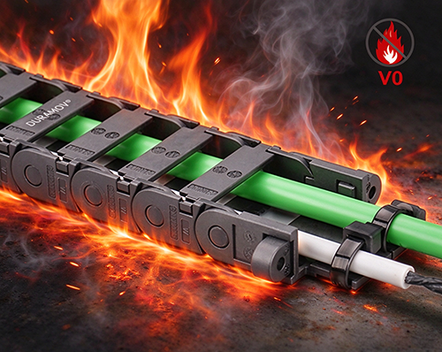 DURAMOV® Flame-retardant cable drag chain